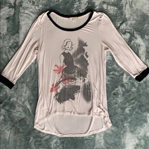 White Long sleeve T-shirt